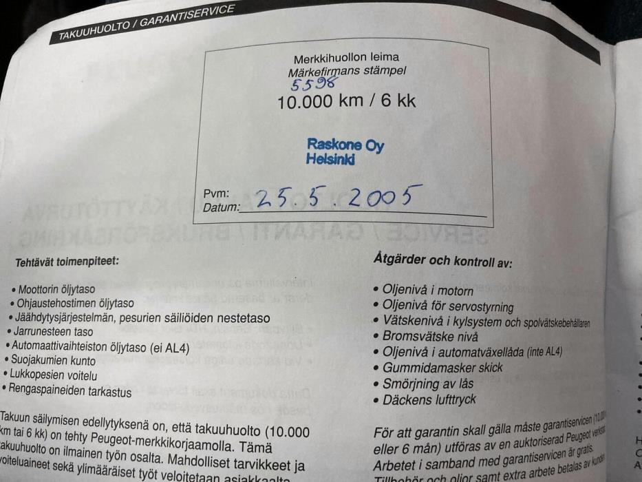 PEUGEOT 206 2004