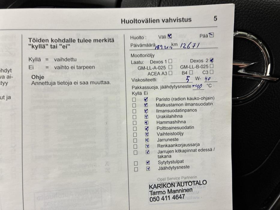 OPEL Insignia 2013