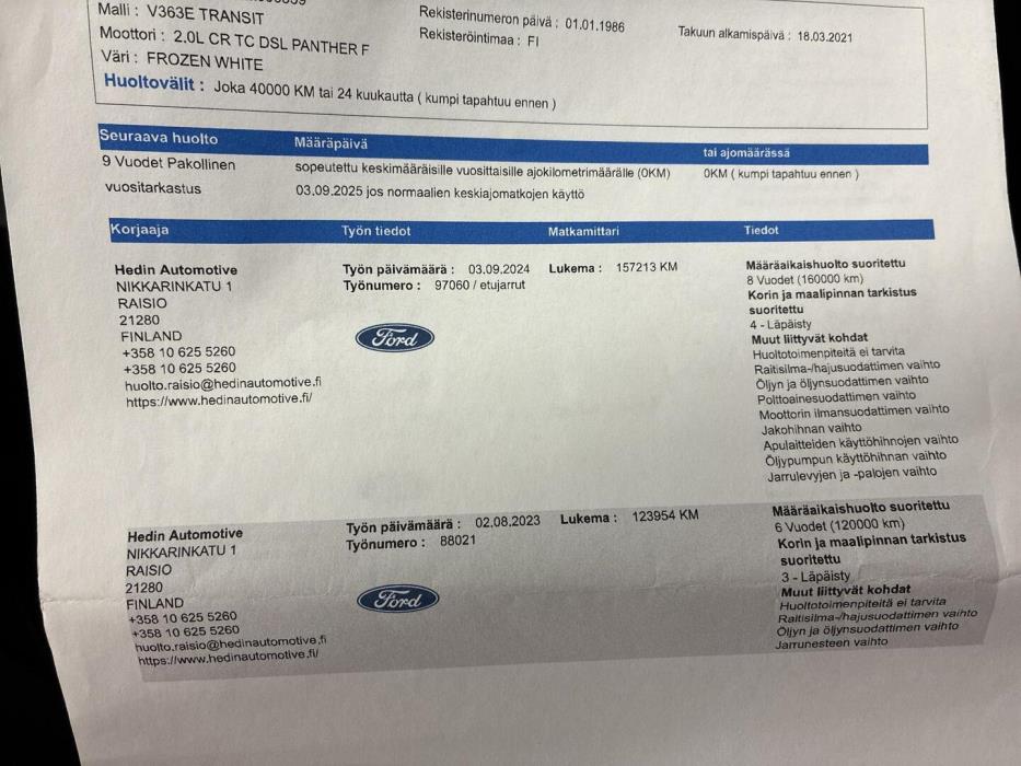 FORD Transit 2021