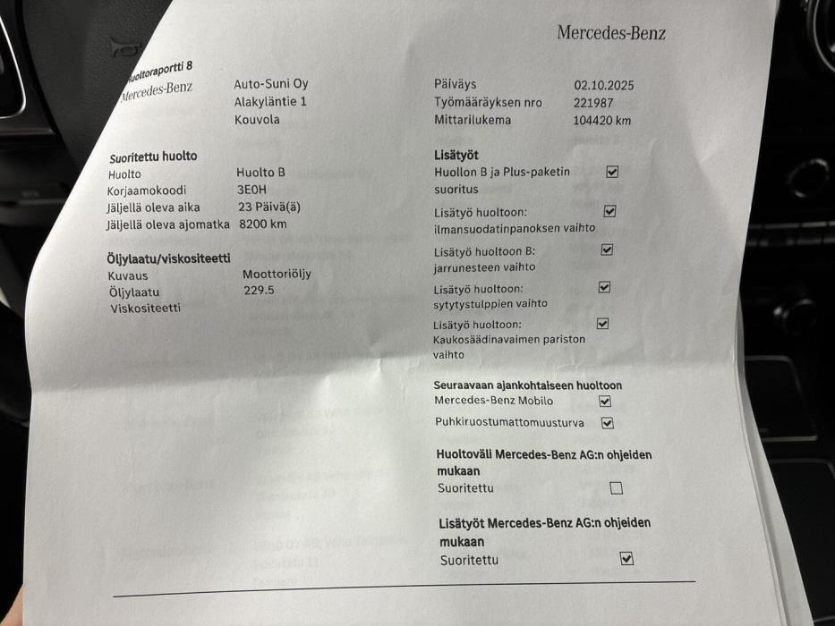 MERCEDES-BENZ B 2017