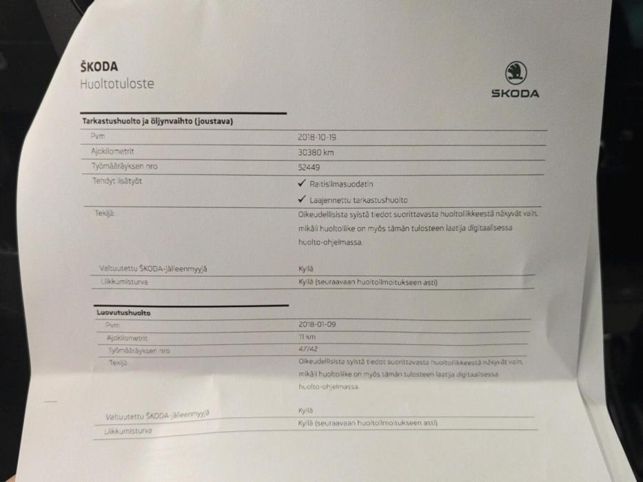 SKODA Octavia 2018