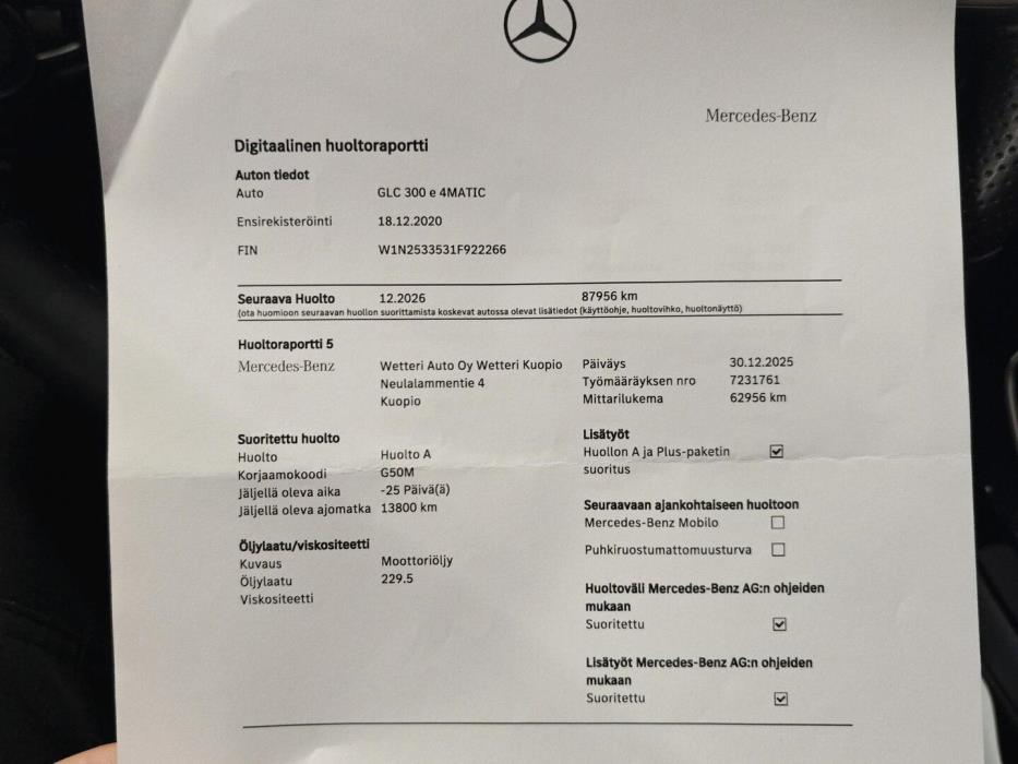 MERCEDES-BENZ GLC 2020