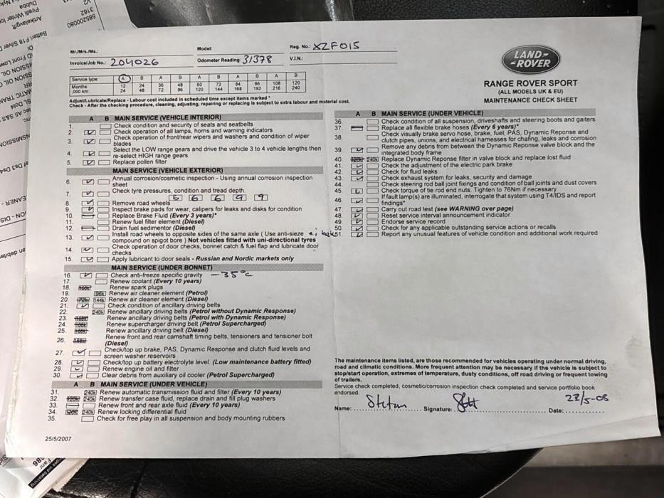 LAND ROVER Range Rover Sport 2006