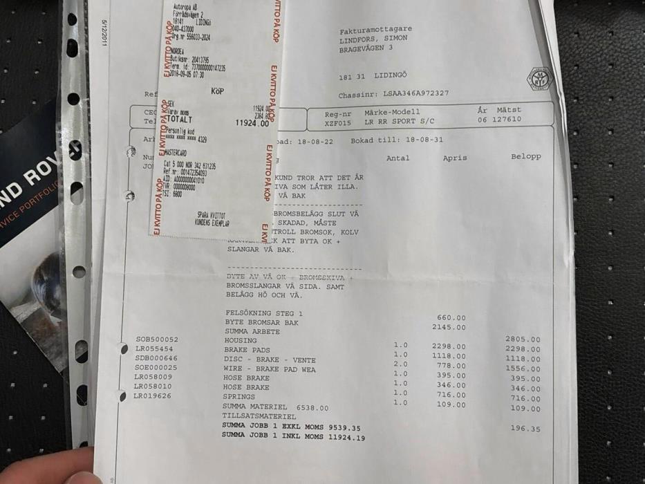 LAND ROVER Range Rover Sport 2006
