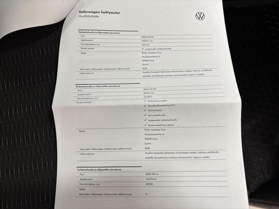 VOLKSWAGEN Caravelle 2017