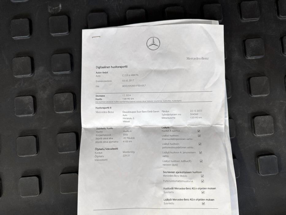 MERCEDES-BENZ C 2017