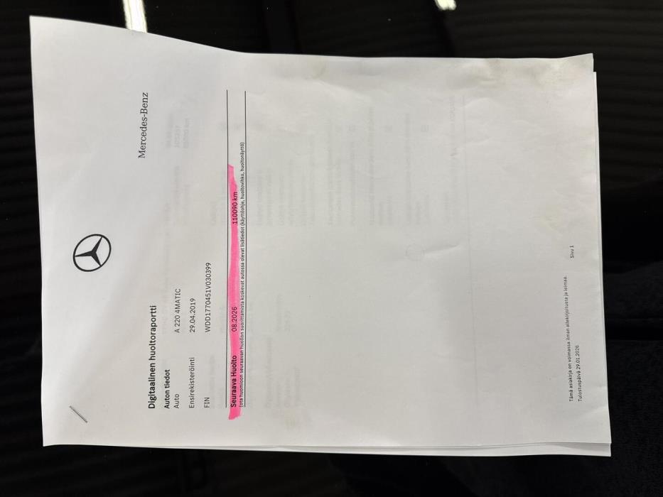 MERCEDES-BENZ A 2019