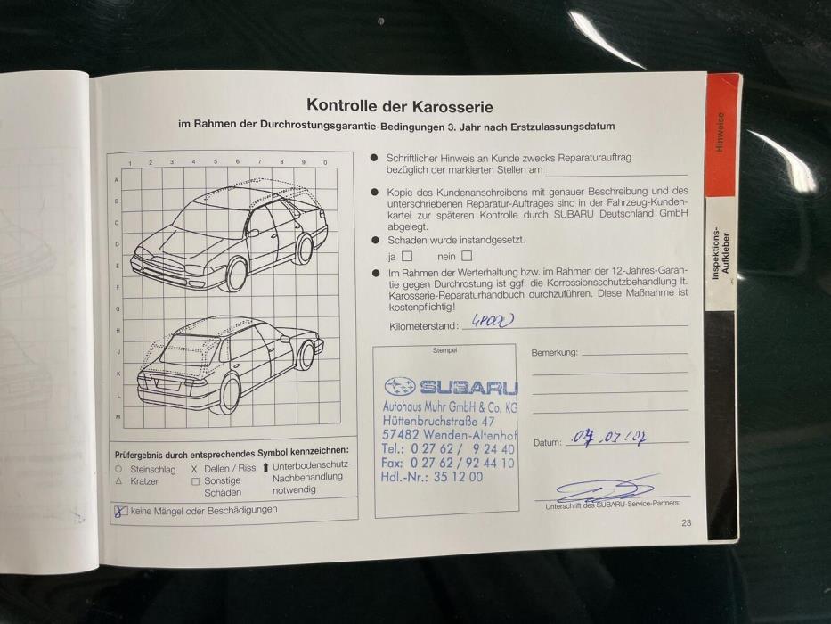 SUBARU Legacy 2004
