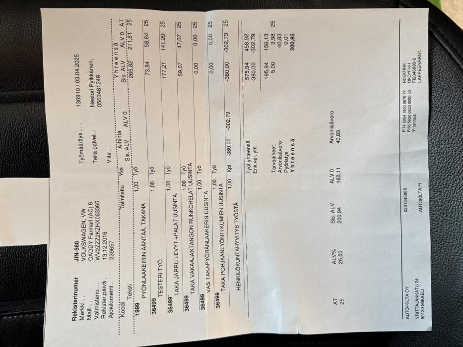VOLKSWAGEN Caddy Maxi 2016
