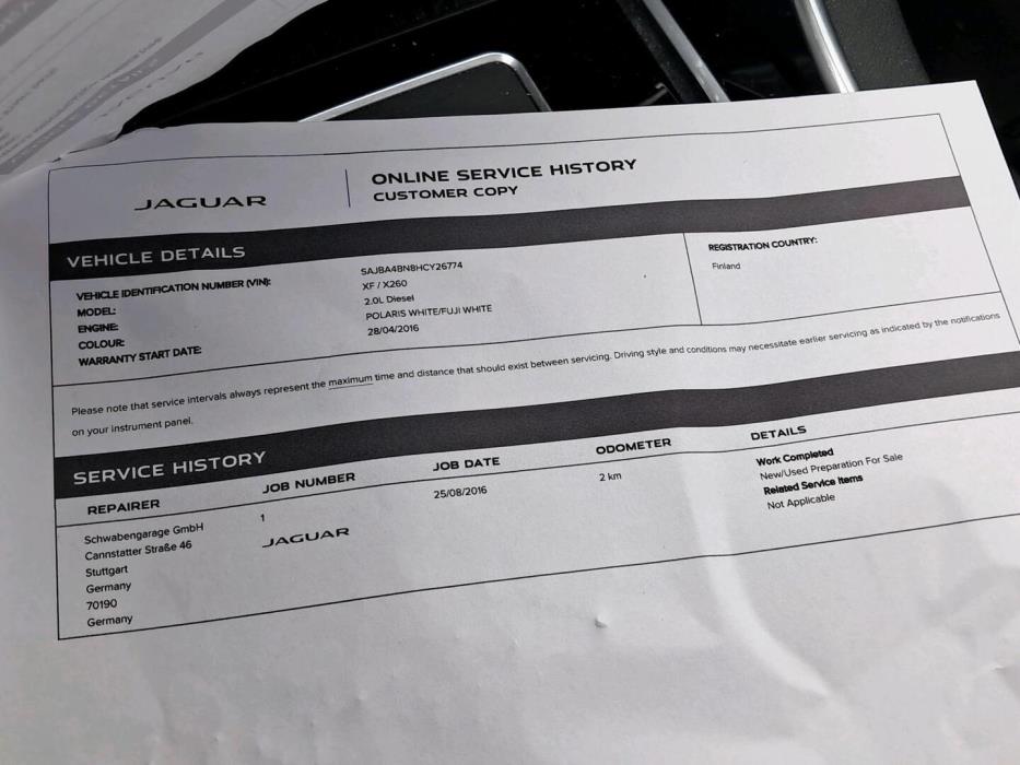 JAGUAR XF 2016