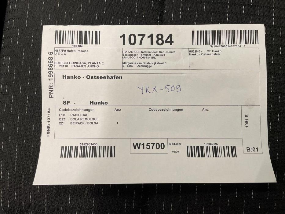 MERCEDES-BENZ Vito 2022