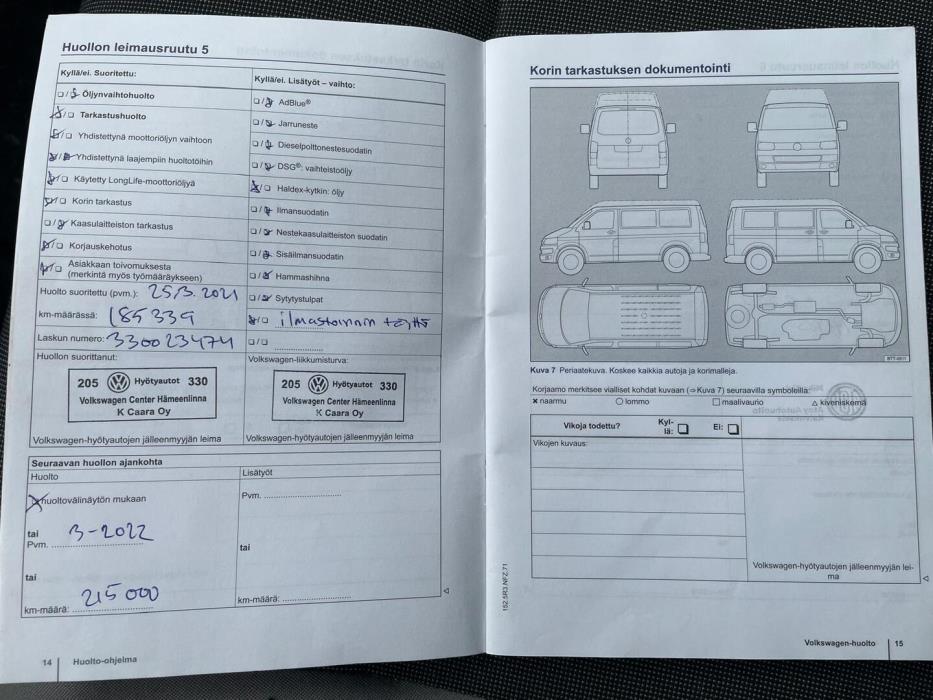 VOLKSWAGEN Transporter 2015