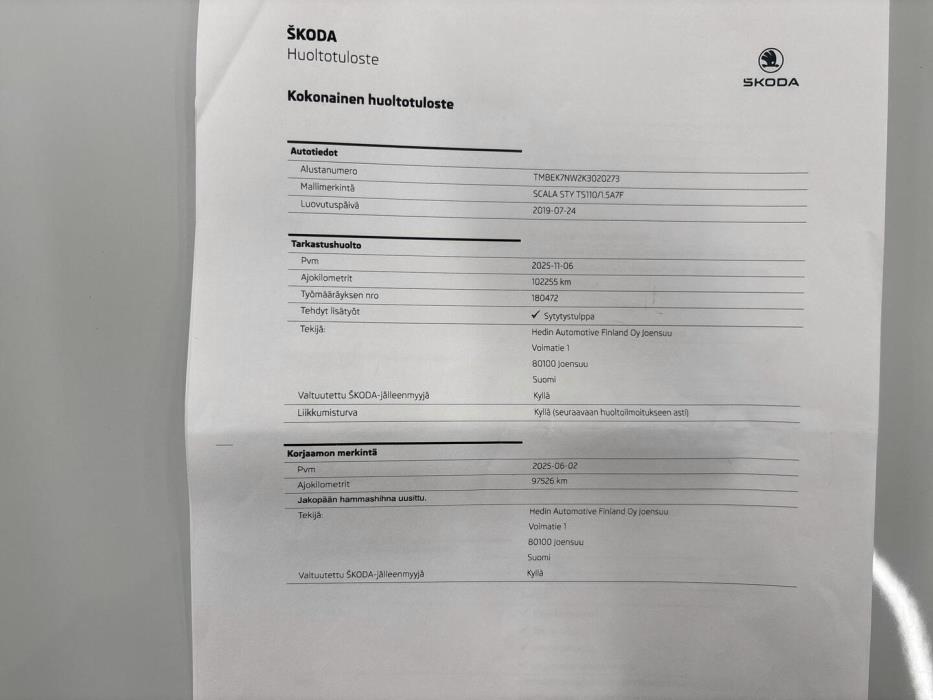 SKODA Scala 2019