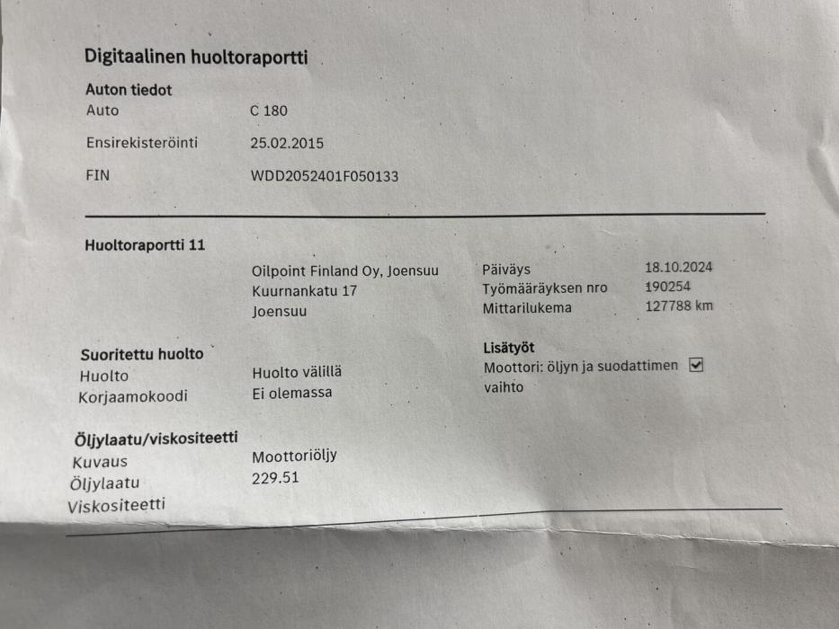 MERCEDES-BENZ C 2015