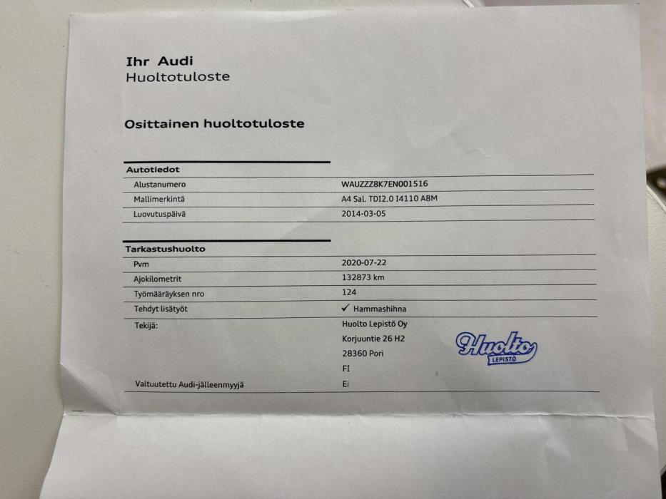 AUDI A4 2014