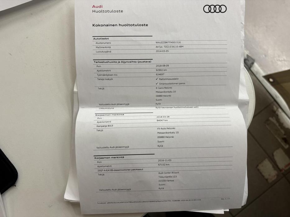 AUDI A4 2014
