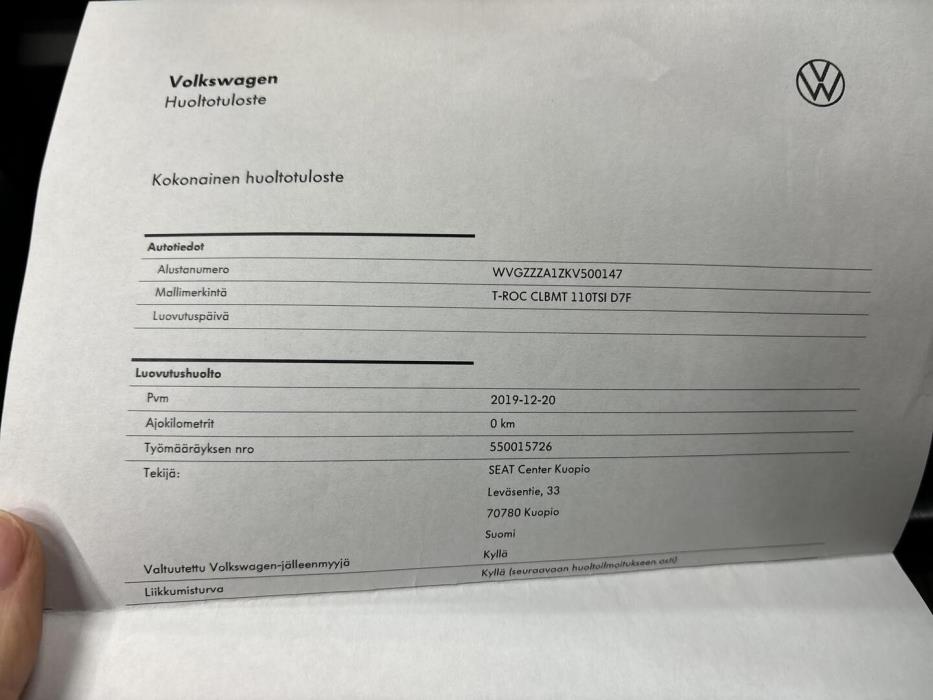 VOLKSWAGEN T-Roc 2020