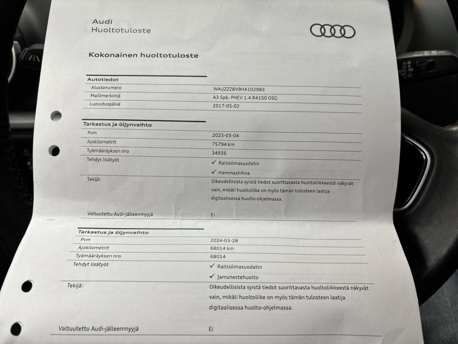 AUDI A3 2017