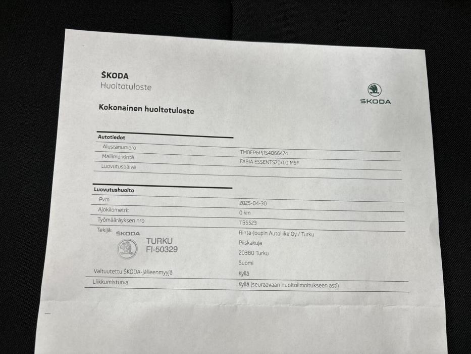 SKODA Fabia 2025