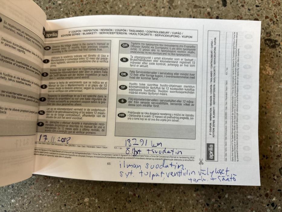 APRILIA DORSODURO 2009