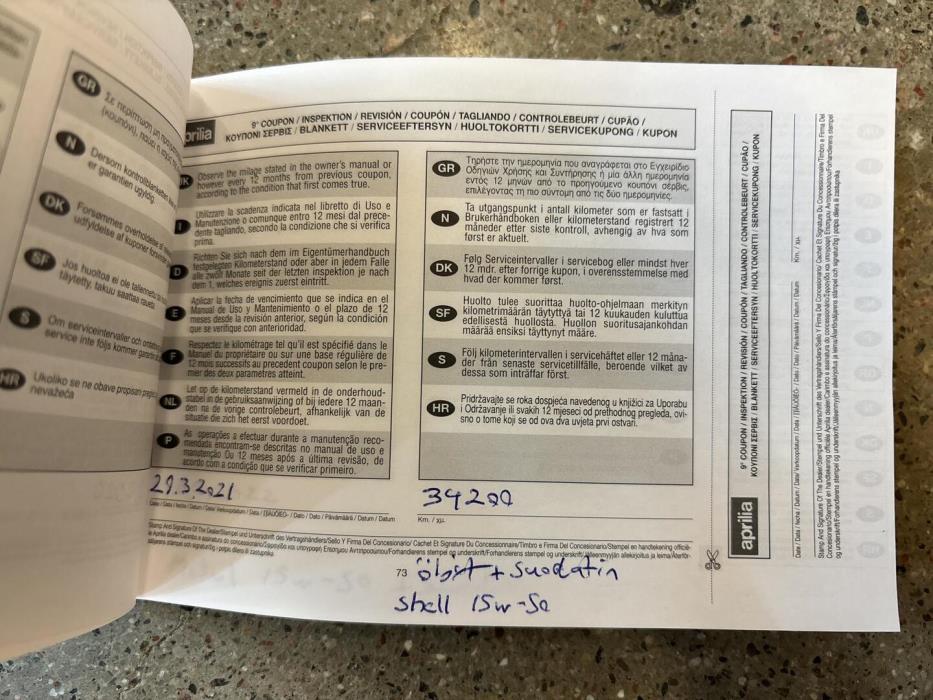 APRILIA DORSODURO 2009