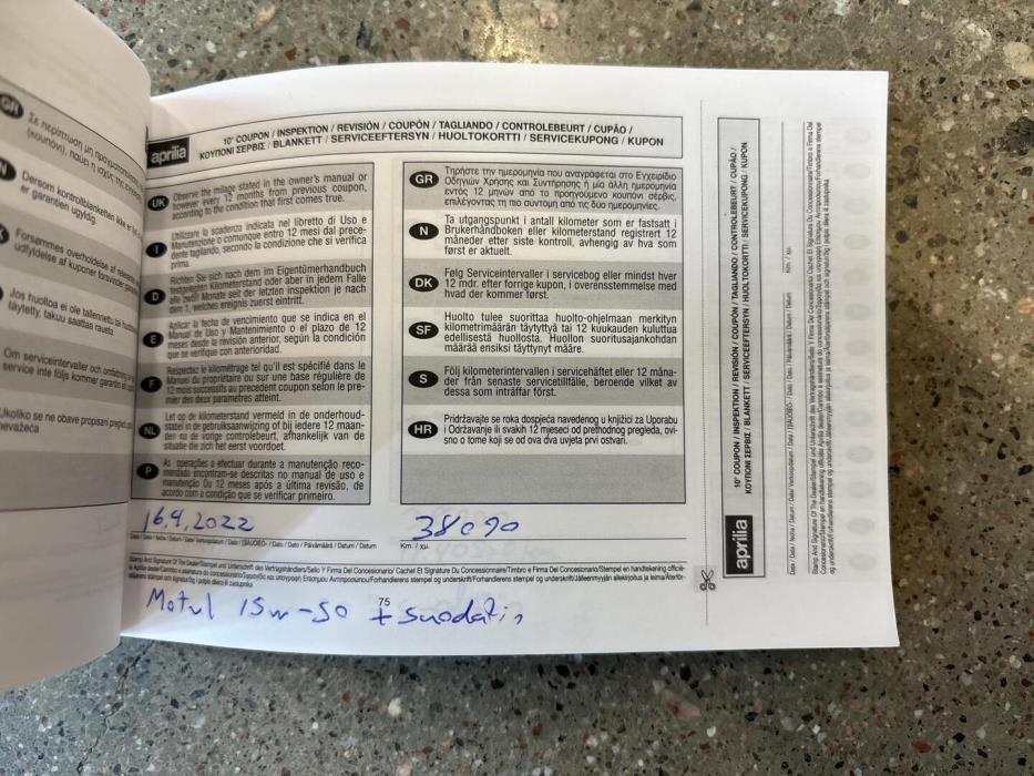 APRILIA DORSODURO 2009