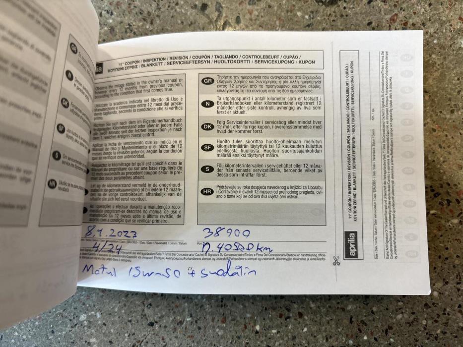 APRILIA DORSODURO 2009