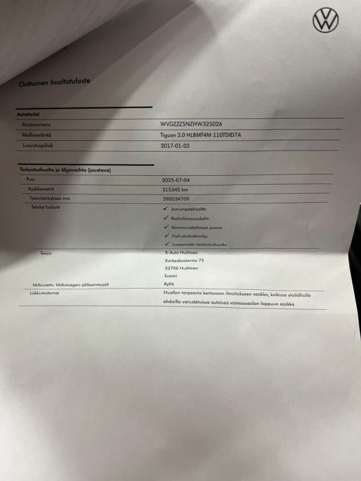 VOLKSWAGEN Tiguan 2017