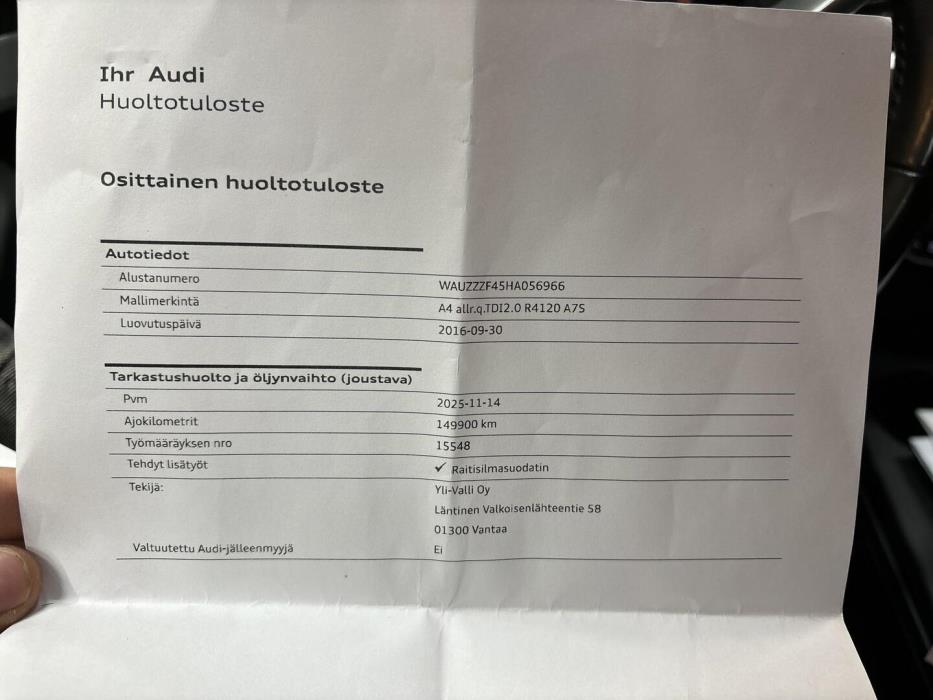 AUDI A4 allroad quattro 2016