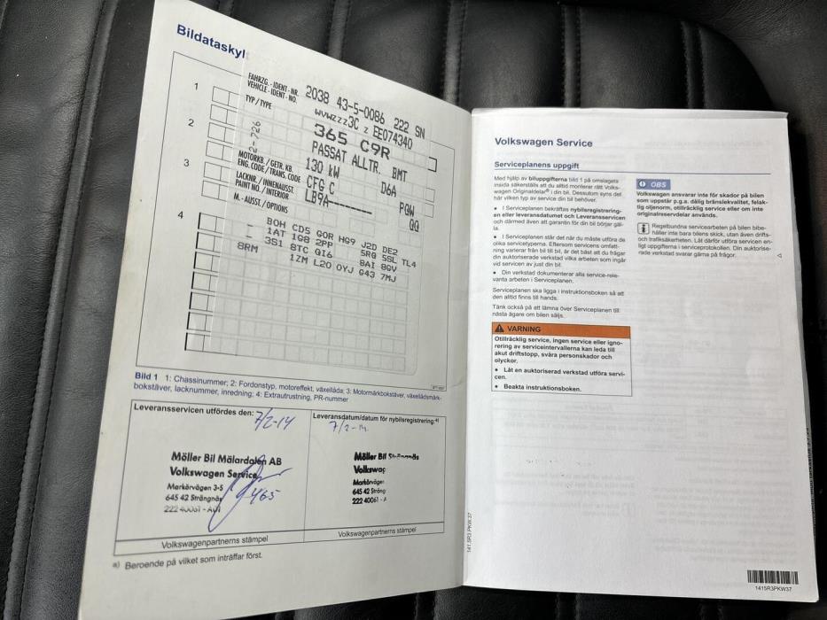 VOLKSWAGEN Passat 2014