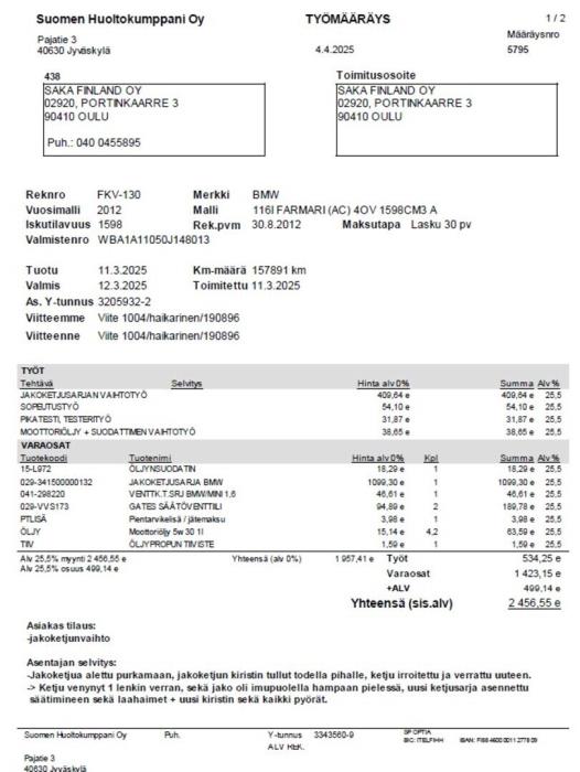 BMW 116 2012