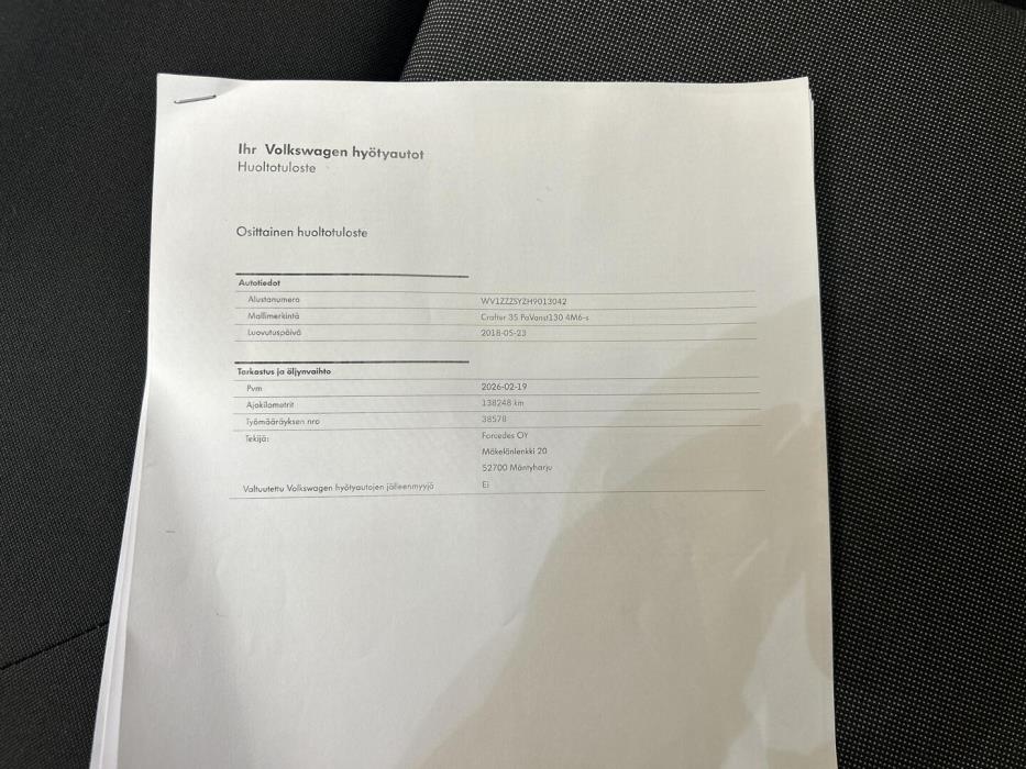 VOLKSWAGEN Crafter 2018