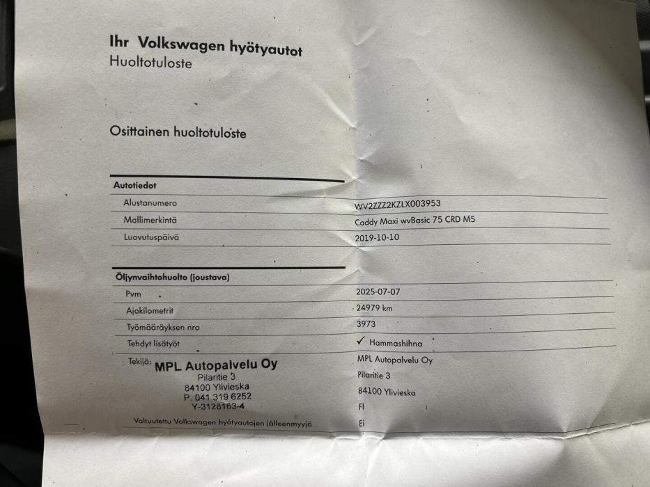 VOLKSWAGEN Caddy Maxi 2019