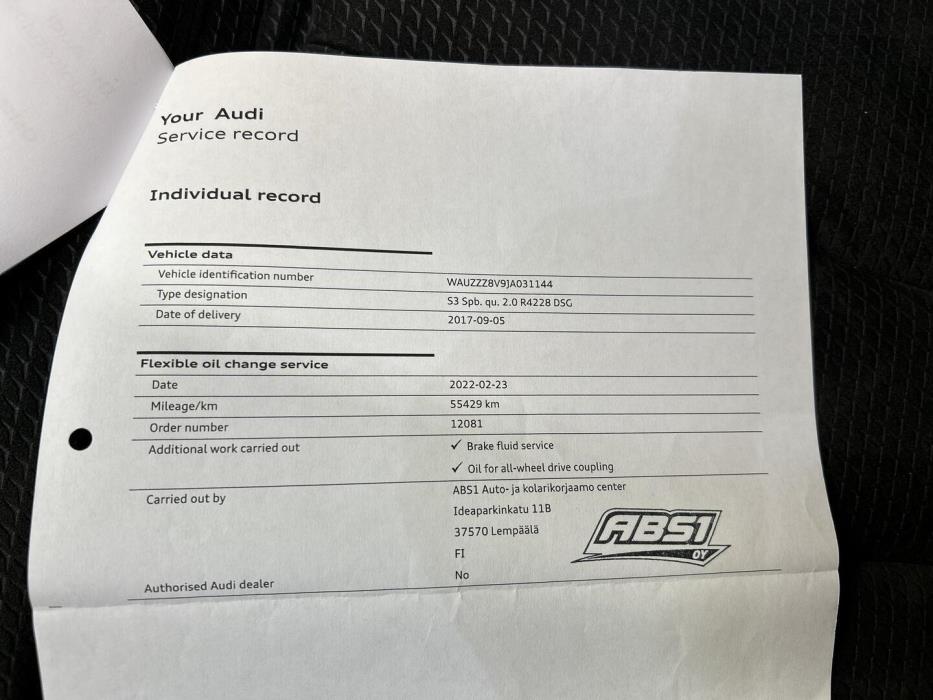 AUDI S3 2017