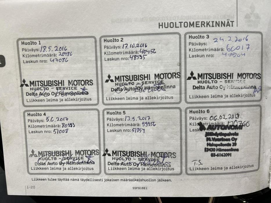 MITSUBISHI Outlander 2016