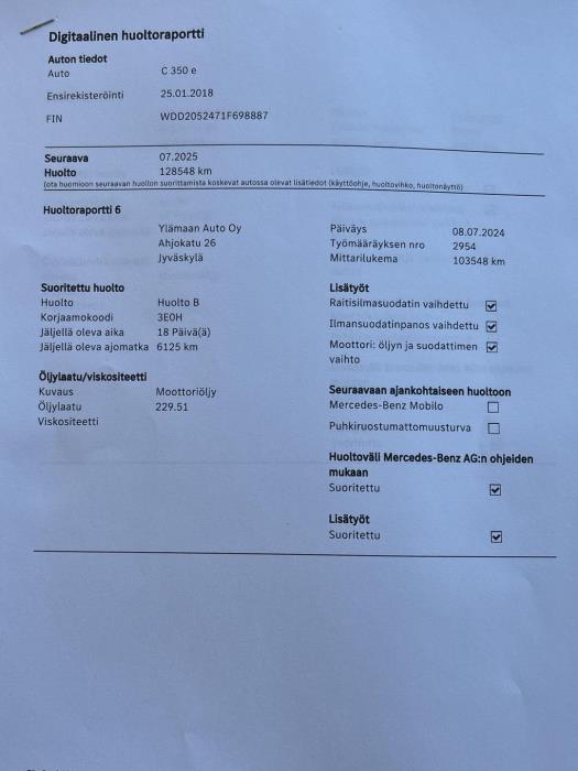 MERCEDES-BENZ C 2018