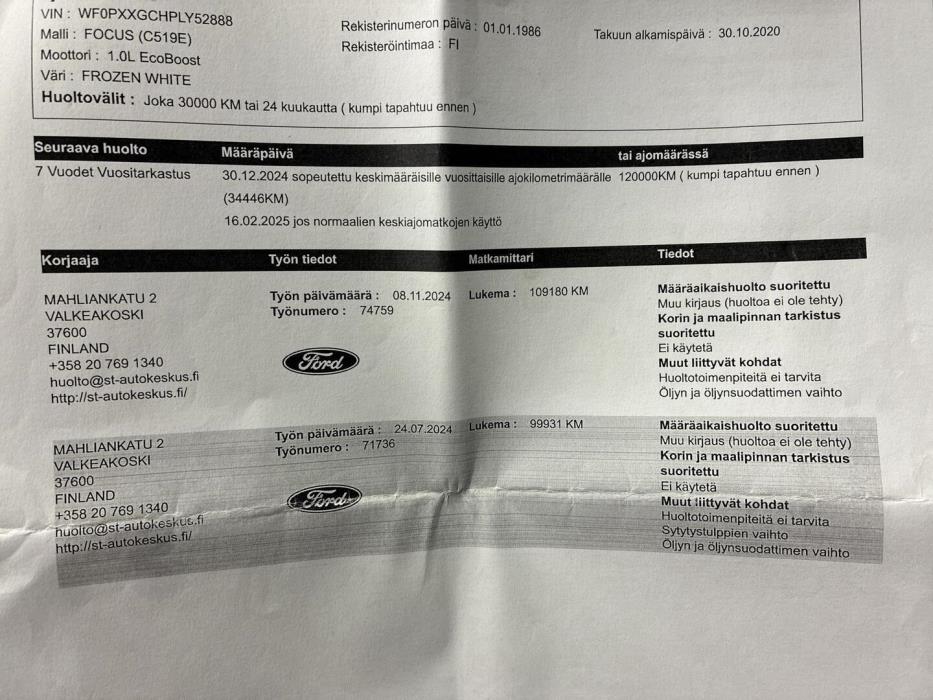 FORD Focus 2020