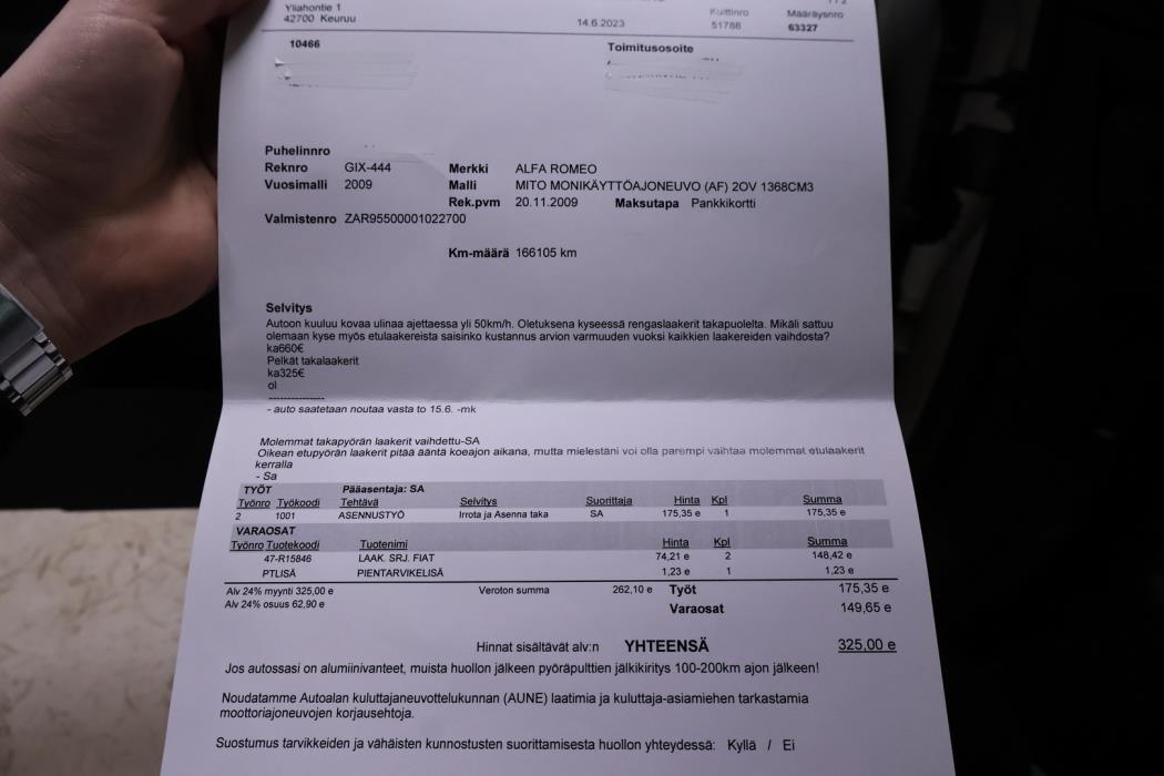 ALFA ROMEO MiTo 2009