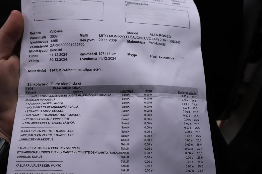 ALFA ROMEO MiTo 2009