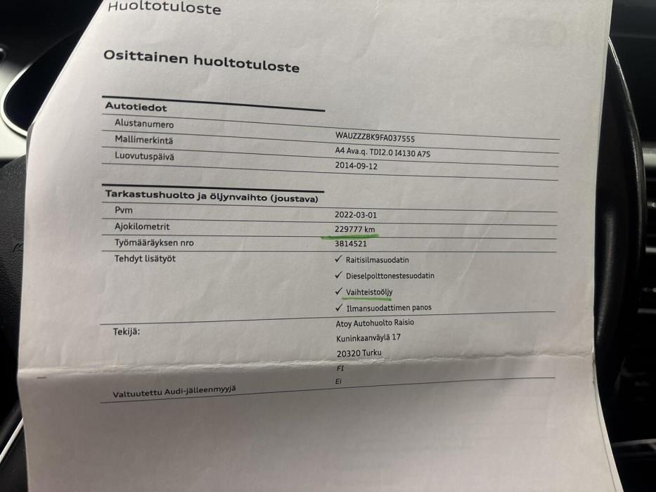 AUDI A4 2014