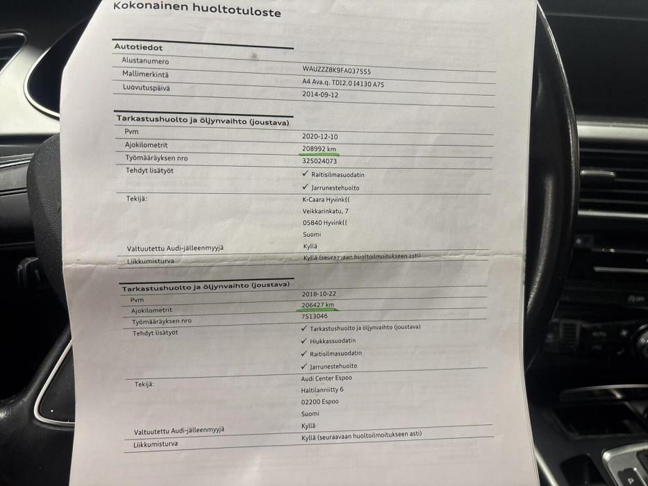 AUDI A4 2014