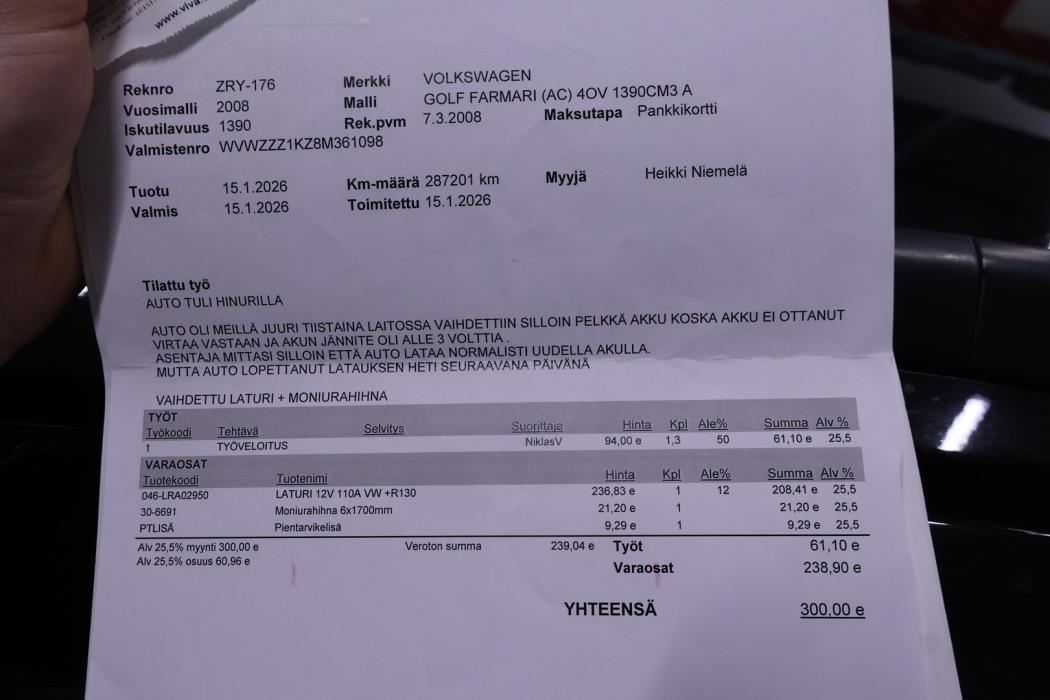 VOLKSWAGEN Golf 2008