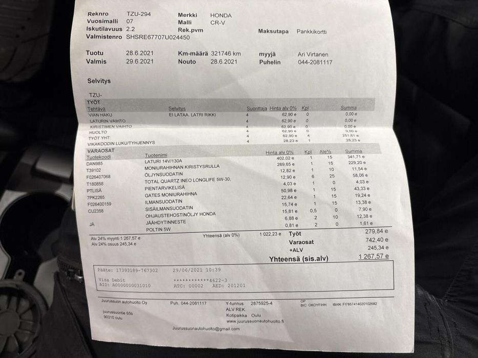 HONDA CR-V 2007