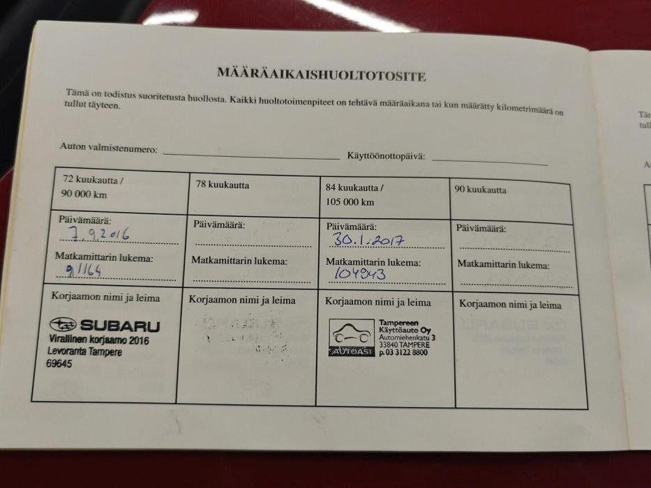 SUBARU Forester 2012