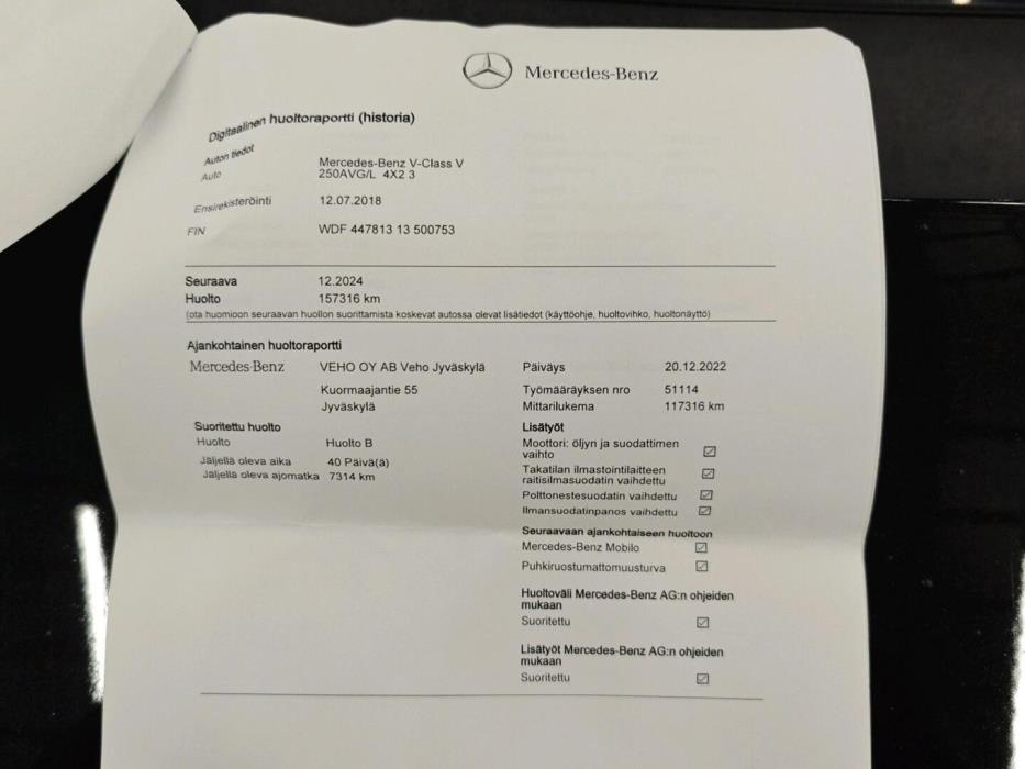 MERCEDES-BENZ V 2018