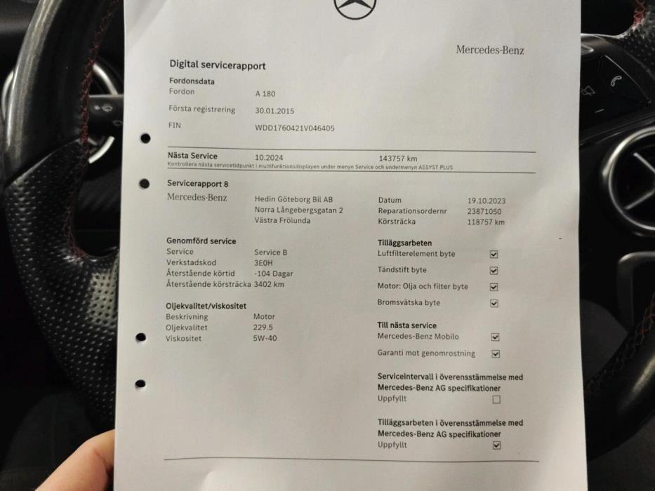 MERCEDES-BENZ A 2015