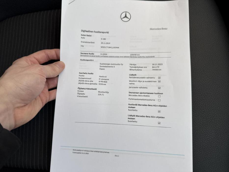 MERCEDES-BENZ A 2019