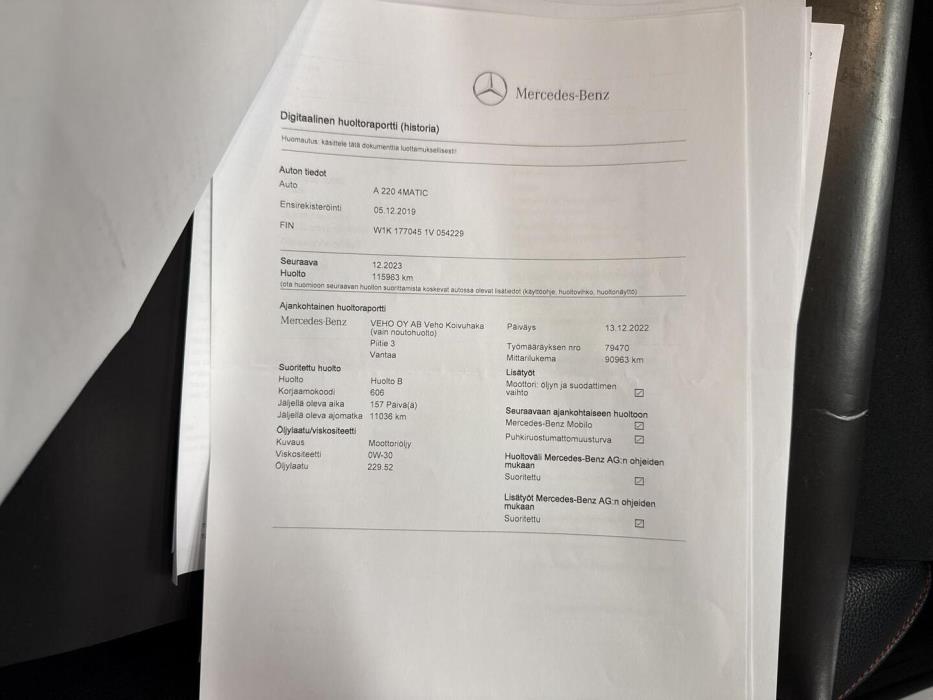 MERCEDES-BENZ A 2020