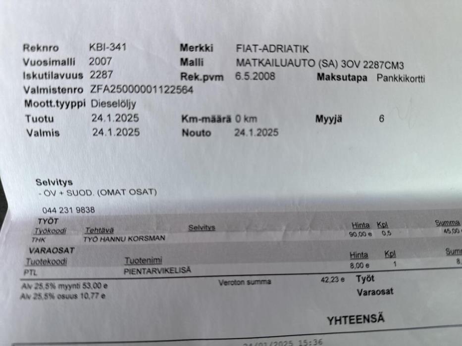 ADRIA Maxivan 600 2007