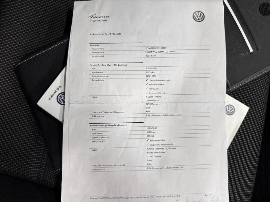 VOLKSWAGEN Passat 2017